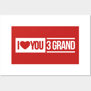 i love you 3 grand Posters and Art